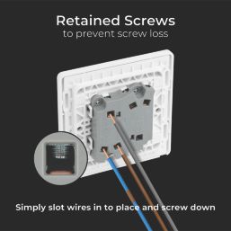 British General Evolve 20A 16AX 2-Gang 2-Way Light Switch  Pearlescent White with White Inserts