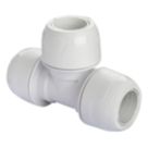 Hep2O  Plastic Push-Fit Equal Keyless Tee 22mm