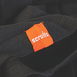 Scruffs  Short Sleeve Worker T-Shirt Black X Large 45 1/2" Chest