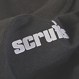 Scruffs  Short Sleeve Worker T-Shirt Black X Large 45 1/2" Chest
