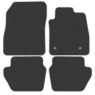 Car Mat Co. Ford Fiesta MK8 2017 on Carpet & Rubber Car Mats 4 Piece Set