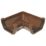 FloPlast  uPVC 90° Square Gutter Angle Brown 114mm