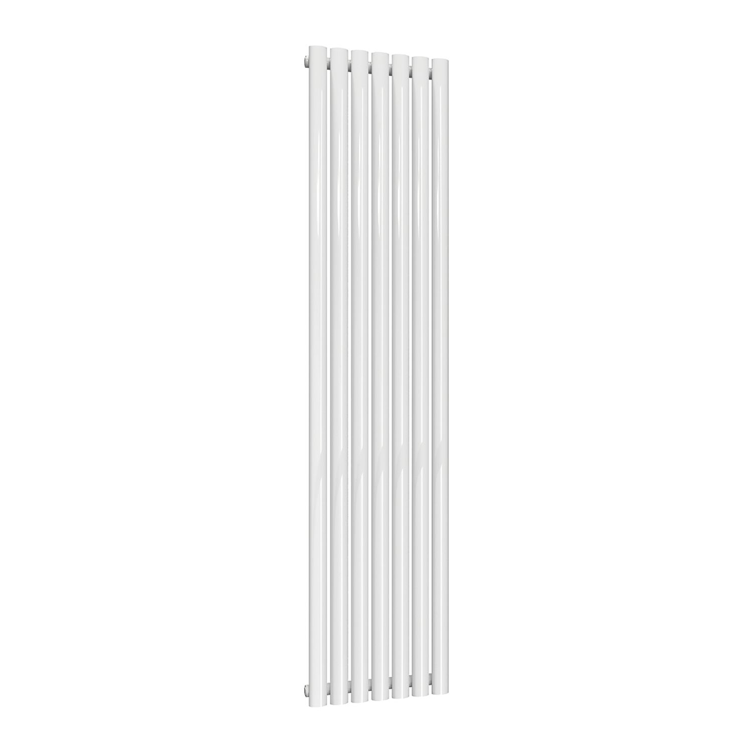 Reina Elips Single 1800mm x 420mm 2946BTU White Vertical Designer Radiator (534EE)