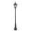 Lutec London 2270mm Solar-Powered LED Post Light Matt Black 6W 300lm