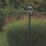 Lutec London 2270mm Solar-Powered LED Post Light Matt Black 6W 300lm