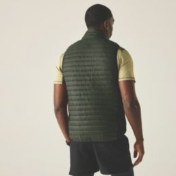 Regatta Andreson Hybrid Barmer Bodywarmer Dark Khaki / Black X Large 48.8" Chest
