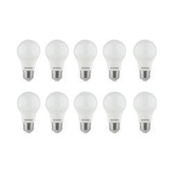 Sylvania Toledo E27 GLS LED Light Bulb Frosted 806lm 7W 10 Pack