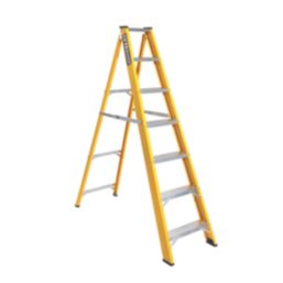 Lyte Fibreglass 1.79m 7 Step Swingback A Frame Step Ladder