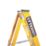 Lyte Fibreglass 1.79m 7 Step Swingback A Frame Step Ladder