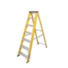 Lyte Fibreglass 1.435m 7 Step Swingback A Frame Step Ladder