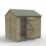 Forest 4Life 8' x 6' (Nominal) Reverse Apex Overlap Timber Shed