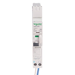 Schneider Electric iKQ 20A 30mA SP & N Type C  RCBOs