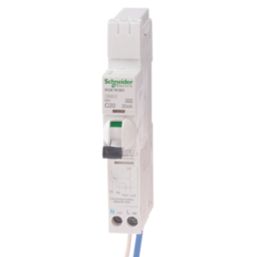 Schneider Electric iKQ 20A 30mA Type A SP & N C Curve  RCBOs