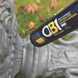 OB1  Multi-Surface Sealant & Adhesive Grey 290ml