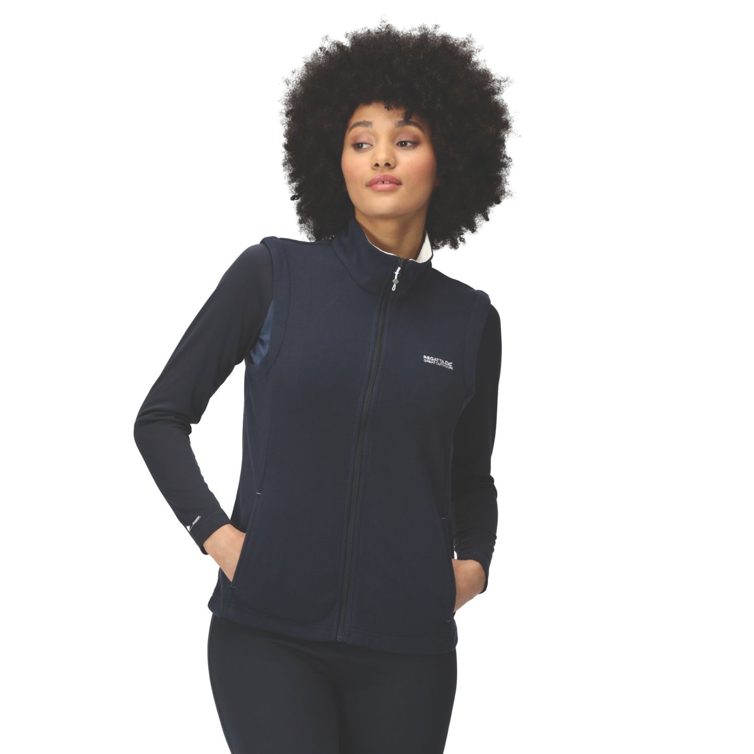 Regatta Sweetness II Womens Bodywarmer Navy Polar Bear Size 10 (534JT)