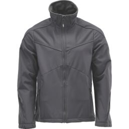 Mascot Customized Softshell  Jacket Stone Grey 2X Large 45.5" Chest