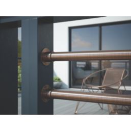 Rothley End Socket Antique Copper 25mm