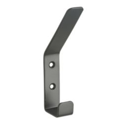 Batten Black Metal Coat Hook