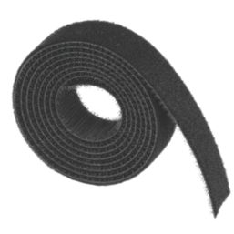 D-Line Hook & Loop Cable Bands Black 1.2m x 20mm 10 Pack