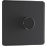 British General Evolve 1-Gang 2-Way LED Dimmer Switch  Matt Black with Black Inserts