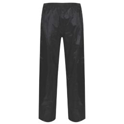 Regatta Stormbreak Weatherproof  Overtrousers  Black Small 31" W 32" L
