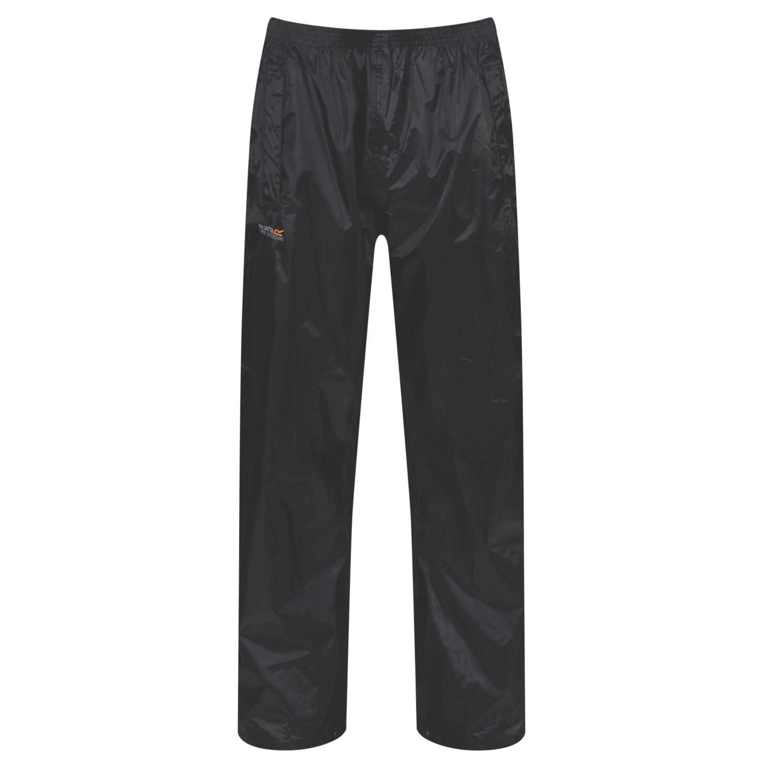 Regatta Stormbreak Weatherproof Overtrousers Black Small 31" W 32" L (534YA)