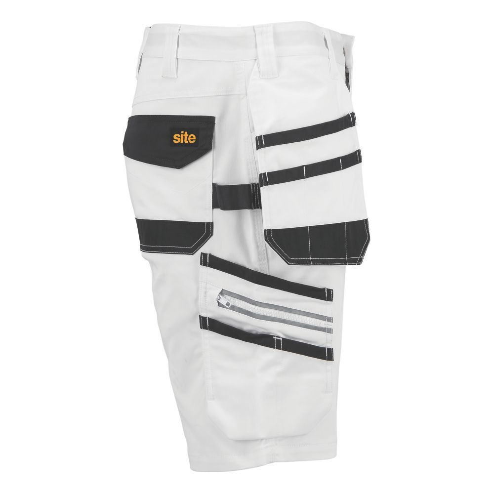 Site Kirksey Shorts White/Grey 30