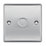 British General Nexus Metal 1-Gang 2-Way LED Dimmer Switch  Brushed Steel