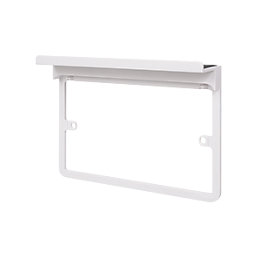 Schneider Electric Lisse  2-Gang Frame Surround Shelf White