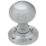Carlisle Brass Rimmed Mortice Knobs 52mm Pair Satin Chrome