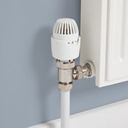 Drayton   x  White / Chrome Angled & L/S   Radiator