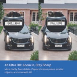 TP-Link Tapo C460 KIT Solar & Battery-Powered Black Wireless 4K Outdoor Cylinder Smart Camera