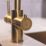 ETAL Elise 4-in-1 Instant Boiling Water Tap Brushed Brass