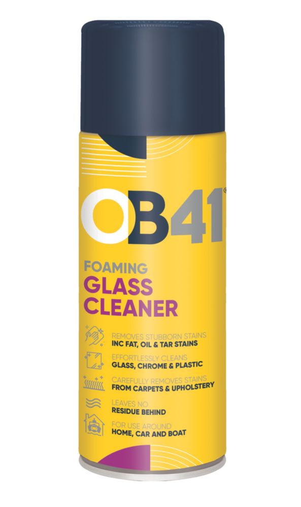 OB41  Multi-Use Foaming Glass Cleaner 400ml