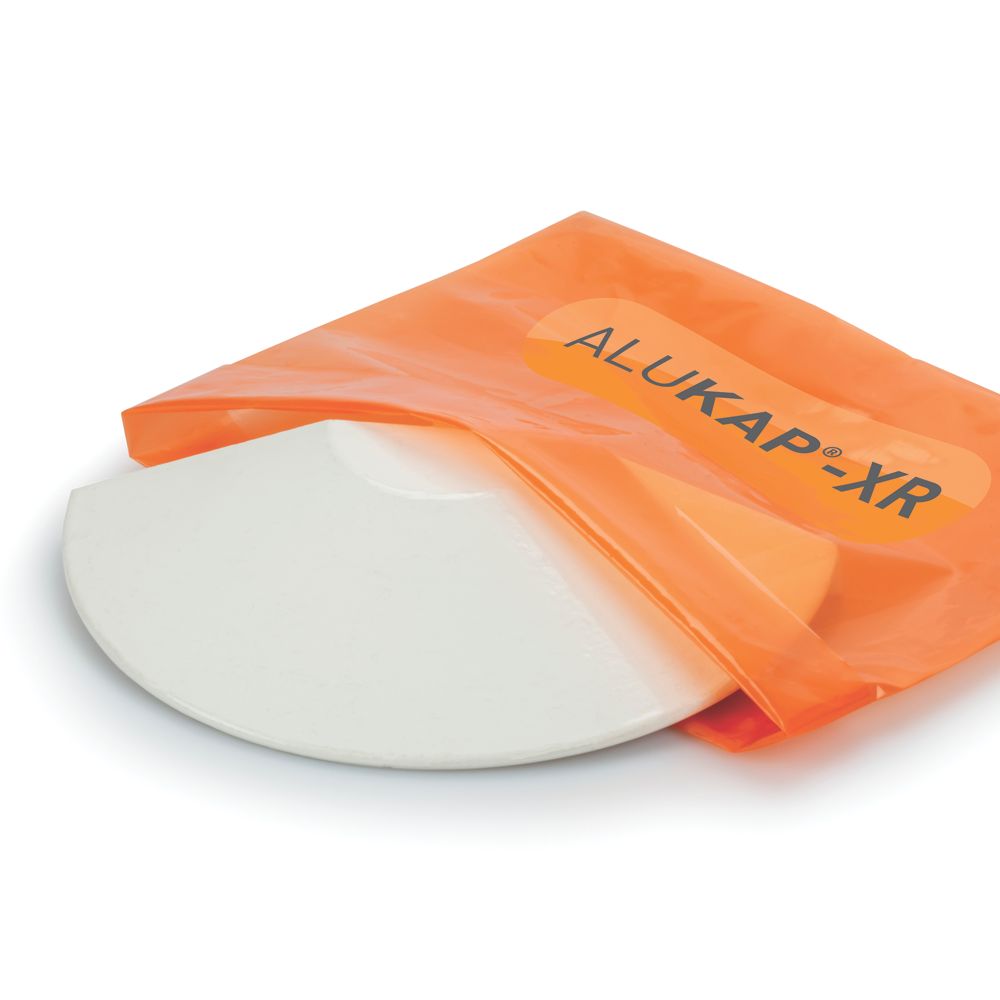 ALUKAP-XR White  Roof Lantern Radius End Cap 180mm x 100mm