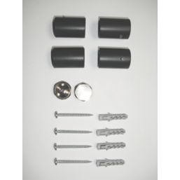 Ximax 1495mm x 600mm 2928BTU Black Flat Designer Towel Radiator