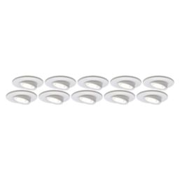 4lite  Tilt  Fire Rated GU10 Downlight White 30 Pack