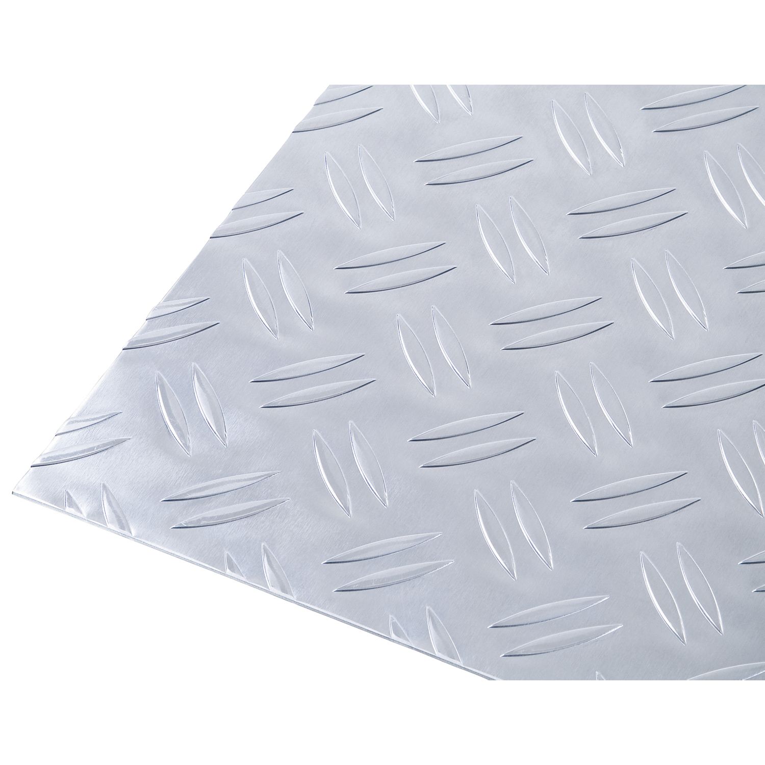Rothley Checkerplate Protective Door Plate Aluminium 250mm x 500mm x 1.5mm (535JP)