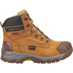 Amblers 986    Safety Boots Honey Size 9