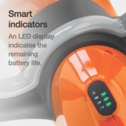 Flymo EasiCut 450  25cm 18V 1 x 2.0Ah Li-Ion Power for All  Cordless Hedge Trimmer