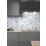 Splashwall  Grey / White Alloy Splashback 2440mm x 600mm x 4mm