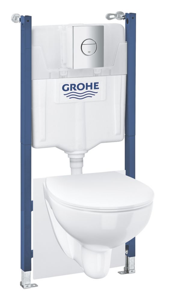 Grohe Solido Bau Slim Seat WC & Frame Bundle 1135mm