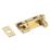 Smith & Locke Necked Door Bolt Polished Brass 50mm