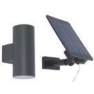 Zink Eldon Outdoor LED Up and Down Light Stainless Steel 150lm