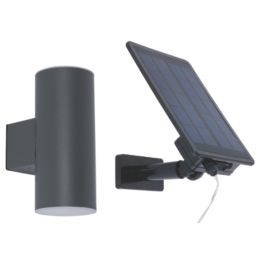 Zink Eldon Outdoor LED Up and Down Light Stainless Steel 150lm