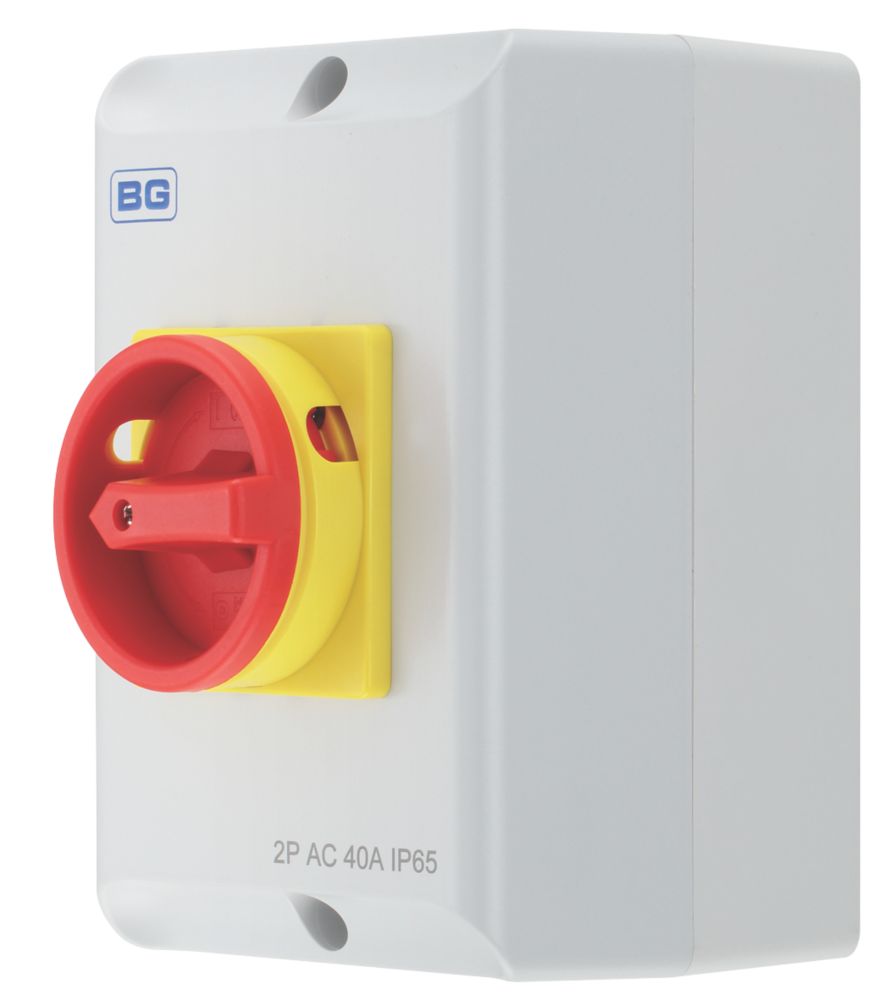 British General CPRSD240 40A 2-Pole Rotary Isolator NO