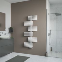 Ximax Geoffrey 1420mm x 650mm 1891BTU White Vertical Towel Radiator