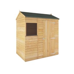 Mercia Value 6' x 4' (Nominal) Reverse Apex Overlap Timber Shed