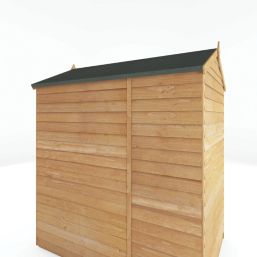 Mercia Value 6' x 4' (Nominal) Reverse Apex Overlap Timber Shed