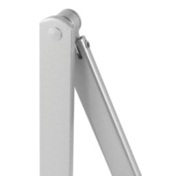 Smith & Locke 2-4 Series Fire Rated Overhead Door Closer Silver